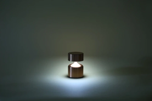 Lampka stołowa LED Grzybek | Bezprzewodowa lampka do hotelu, restauracji | Nocna lampka dotykowa | HJA40-COPPER
