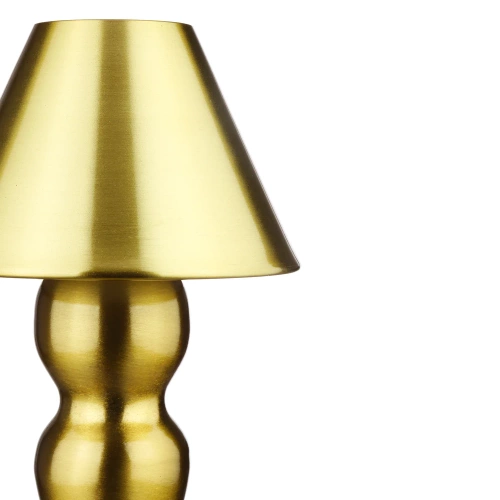 Lampa stołowa z wbudowanym akumulatorem | Lampa nocna z trzema barwami świecenia | Nastrojowa lampka do hotelu, restauracji | HJA12-A-GOLD