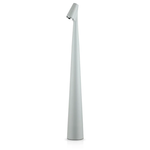 Lampa stołowa 43cm | Bezprzewodowa lampka nocna z wbudowanym akumulatorem | Lampka z dotykowym sterowaniem | HMS-455-GREY