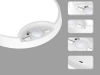 Plafon z wbudowanym akumulatorem | Lampa sufitowa LED z czujnikiem zmierzchu oraz z czujnikiem ruchu | C2772-WHITE
