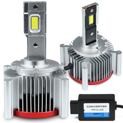 Komplet żarówek LED D3S D8S CSP | Retrofity żarników ksenonowych | 32000lm 6000K | M10-D3S