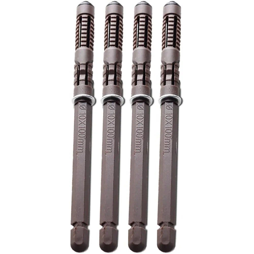 Uchwyt pod półkę | Wspornik do półki | Niewidoczne ramię do mocowania | DF-4PCS-BLACK