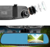 Zestaw - kamera cofania z rejestratorem jazdy  w lusterku wstecznym 4,3" TFT LCD do kamery cofania 12V PZ702-1-DVR