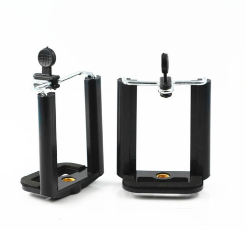 Uniwersalny uchwyt na telefon z gwintem 1/4" do montażu na statywie, selfie-sticku | Z12-Black