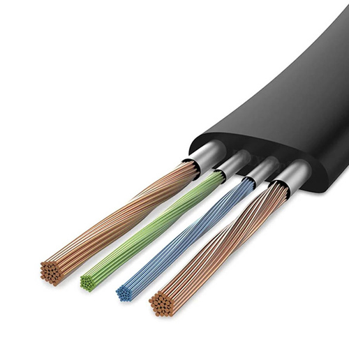 Krótki kabel USB - USB-C Quick Charge 3.0 | 30 cm | Transfer danych, Android Auto | UC-020-TPC