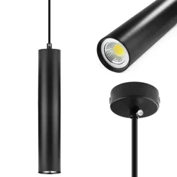 Czarna lampa wisząca | Nowoczesna lampa sufitowa | Oświetlenie dekoracyjne | CTD-L30CM
