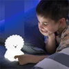 Lampka nocna dla dzieci LED z głośnikiem Bluetooth  Lew | Silikonowa, dotykowa lampka dzięcięca USB  | JS-L8L-330