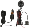 Wideorejestrator samochodowy 1296p z kamerą cofania i ekranem dotykowym 4" – G-Sensor, WDR, parking, 2 kamery | Kamera samochodowa 2w1 z dotykowym ekranem i cofania – 1296p, G-Sensor, WDR, nagrywanie w pętli | PZ-V12-Dual