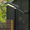 Ogrodowa lampa solarna LED z czujnikiem ruchu i zmierzchu IP65 | 120 diod LED COB | Pilot IR | LD-120COB-1S