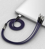 3w1 1M | Wzmacniany kabel USB do telefonu 3w1 - Micro USB, Type-C, Lightning (iPhone) | UC-009