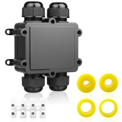 Hermetyczna puszka kablowa IP68 4-torowa | Złącze elektryczne 450V 24A do kabli 3–14 mm  | M686-H