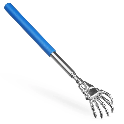 Łapka do drapania | Teleskopowa drapaczka do pleców | SD-247-BLUE