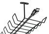 Organizer na kable pod blat biurka | czarny | ZW-J725