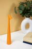 Lampa stołowa 33,5cm | Bezprzewodowa lampka nocna z wbudowanym akumulatorem | Lampka z dotykowym sterowaniem | HMS-355-ORANGE