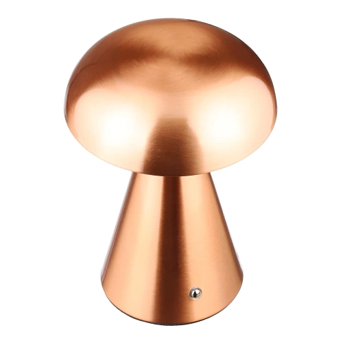 Lampa stołowa z wbudowanym akumulatorem | Lampa nocna z trzema barwami świecenia | Nastrojowa lampka do hotelu, restauracji | HJA24-COPPER