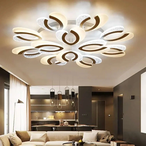 Wieloczęściowa Nowoczesna lampa wisząca | LED | Biała | RLD-C108W-W