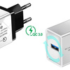 Szybka ładowarka sieciowa USB | Quick Charge 3.0 | 3.1A | CA-004