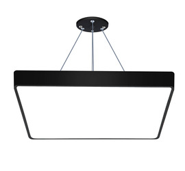 Lampa sufitowa wisząca LED 50W | kwadratowa pełna | aluminium | CCD niemrugająca | 56x56x6 | LPL-009