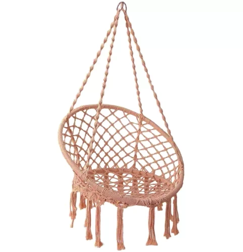 Fotel wiszący, krzesło brazylijskie, kosz, huśtawka, hamak | do 120 kg | DY-A003-BROWN
