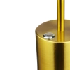 34 cm Lampa stołowa z wbudowanym akumulatorem | Lampa nocna z trzema barwami świecenia | Nastrojowa lampka do hotelu, restauracji | HJA28-GOLD-2