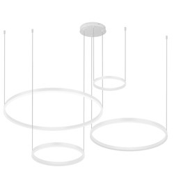 Wieloczęściowa Nowoczesna lampa wisząca | LED | Biała | RLK-C04-157W-W