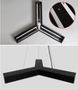Lampa wisząca LED 30W w kształcie Y | Nowoczesne oświetlenie sufitowe 4000K z regulacją wysokości LPL-001