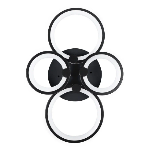 Nowoczesna lampa sufitowa | Plafon LED | Czarna | RLC-C48W-B