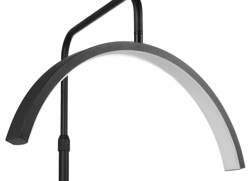 Lampa do studia tatuażu | Bezcieniowa lampa kosmetyczna LED | Lampa podłogowa do salonów kosmetycznych, stylizacji rzęs i paznokci | EPT-135-BLACK
