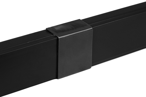 Listwa maskująca do kabli RTV, kanał kablowy, maskownica | Taśma samoprzylepna 3M | 1 metr, 40x20mm, czarna | ZXC-20-1M