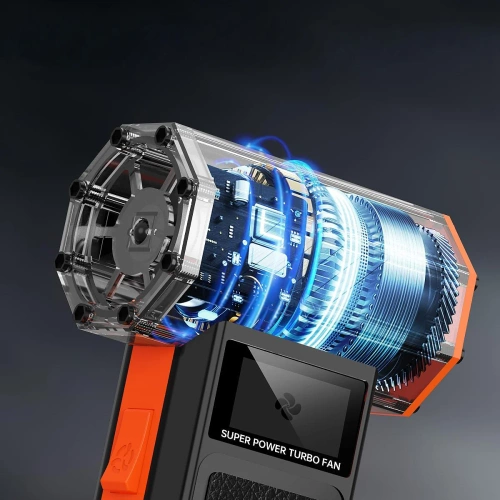 Elektryczna dmuchawa turbo 130000 RPM z akumulatorem 5000 mAh |FAN-P30-B+O