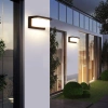 Lampa ogrodowa, kinkiet elewacyjny zewnętrzny LED | Zintegrowany czujnik ruchu i zmierzchu | 12W, 1200lm, IP65 | TYD-S18W-B