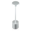 Lampa stołowa z wbudowanym akumulatorem | Lampa nocna z trzema barwami świecenia | HJA21-SILVER