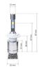 Zestaw LED H7 CREE™ TrueWhite Technology 9600 lm R3