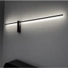 Nowoczesny kinkiet LED | 60cm 10W | Czarna lampa ścienna z aluminium | Lampa LED o barwie 4000K | YG-W003