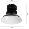 Lampa przemysłowa | Naświetlacz magazynowy | LED | YM-HB150W-B