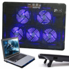 Podstawka chłodząca pod laptopa 12-17" | 5 wentylatorów | USB HUB | LED | V5