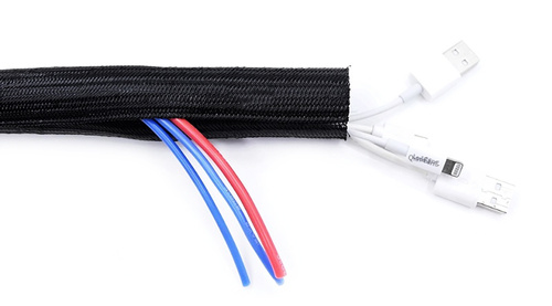 Oplot nylonowy na kable i przewody, organizer, osłona | 3 metry | ⌀10mm | SCS-010MM-3M