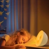 Budzik z lampką LED | Lampka nocna z symulacją wschodu słońca | Radio FM + Bluetooth | MCAC-01