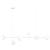 Lampa wisząca z 6 punktami świetlnymi | Stylowy żyrandol | CDL-G610S-WHITE