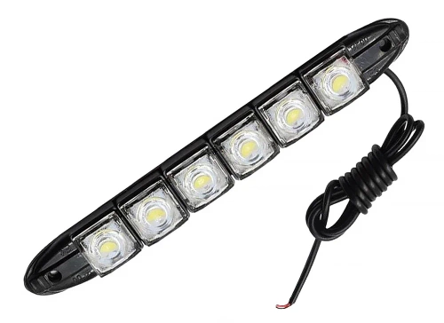 Światła do jazdy dziennej | Elastyczne lampy DRL z 12 diodami LED FLEX | DRL-006-1