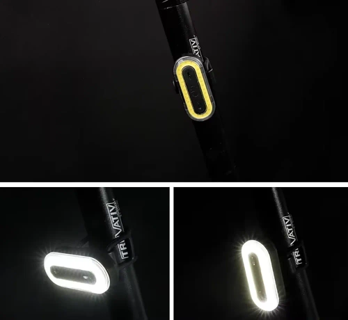 Mocna przednia lampka rowerowa LED COB | BK-L400