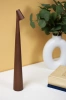 Lampa stołowa 43cm | Bezprzewodowa lampka nocna z wbudowanym akumulatorem | Lampka z dotykowym sterowaniem | HMS-455-BROWN