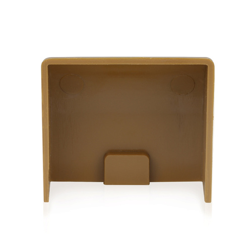 Końcówka do listwy maskującej 40x20mm | brązowa | CDT-01