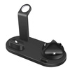 Stacja dokująca do Apple iPhone Airpods Watch | Ładowarka bezprzewodowa 15W | 3 wtyczki - USB-C / Lightning / Micro USB | WD-03