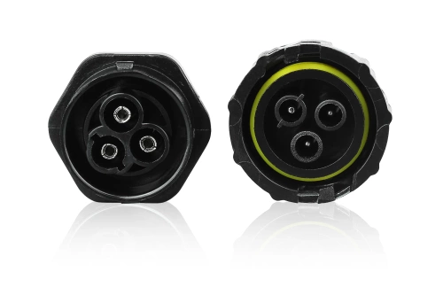 Hermetyczna mufa kablowa IP68 | Szybkozłącze + złącze śrubowe 3-pin 450V 17,5A do kabli 3–9 mm | M682-C