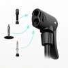 Pompka rowerowa z manometrem Presta Schrader Dunlop 160 PSI | Pompka podłogowa z manometrem i adapterami do opon i piłek | Uniwersalna pompka rowerowa z manometrem 11 bar |  ZY-6138C