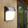 Lampa ogrodowa, kinkiet elewacyjny | IP54, E27 | aluminium + szkło | BD-C184