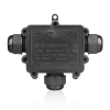 Hermetyczna puszka kablowa IP68 3-torowa |  Złącze elektryczne 450V 24A do kabli 3–14 mm | M686-T