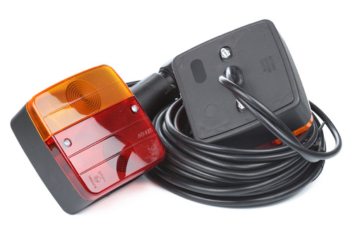 12-24V | Para lamp tylnych do przyczep, naczep, maszyn rolniczych | do wpięcia w wiązkę instalacyjną | homologacja E24 | JH101B