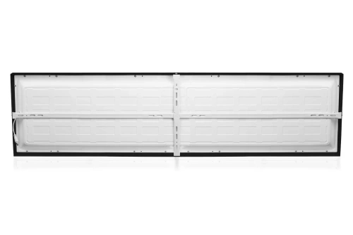 Panel sufitowy LED | Natynkowy plafon 120x30cm | 60W, 6000lm | czarny